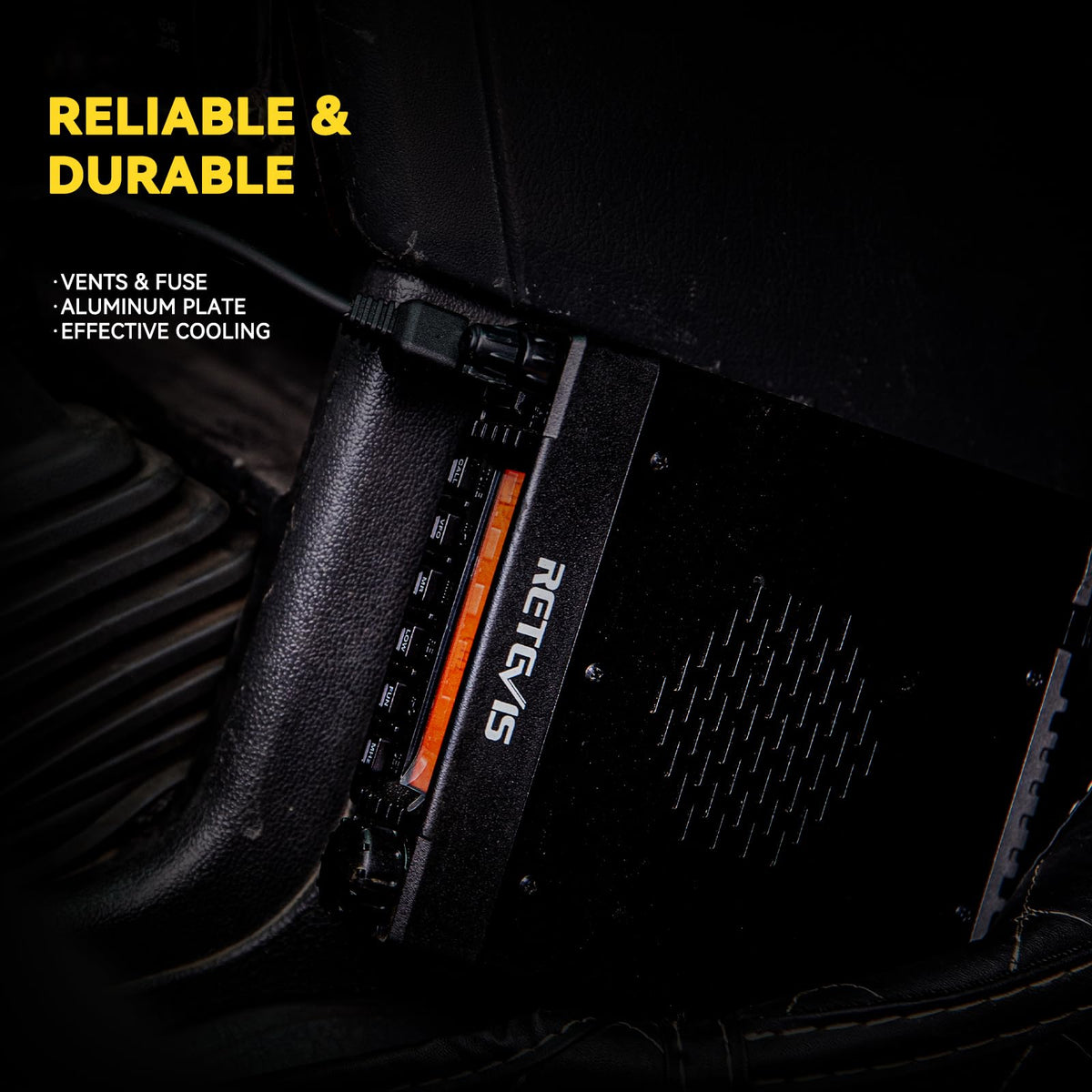Retevis RA87 GMRS Mobile Radio, High Power Mobile Transceiver Base Station
