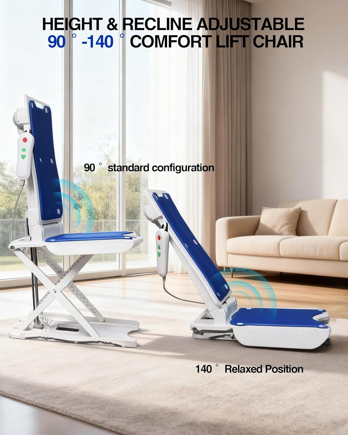 Pterying Electric Lift Chair for Elderly from Floor, 308 LBS