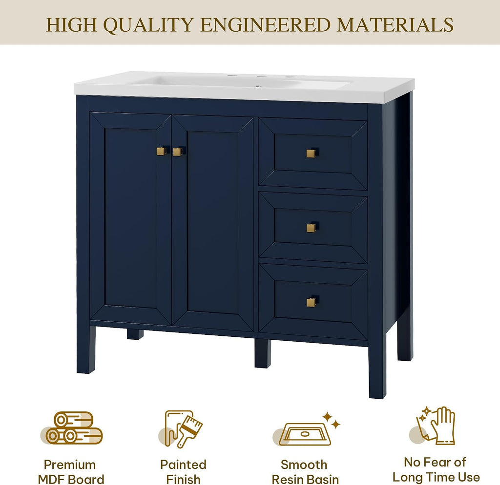 YITAHOME 36 inch Bathroom Vanity with Sink