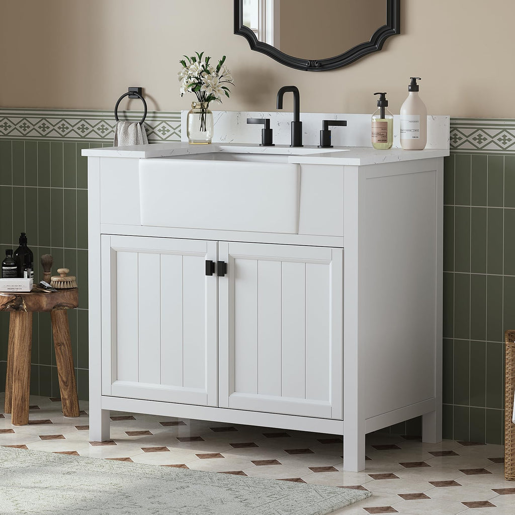 60 Inch Bathroom Vanity Double Sink, Steel Blue