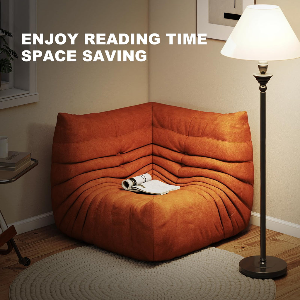 Bean Bag Chair for Adults, Memory Foam Bean Bag Sofa with Waterproof Fabric