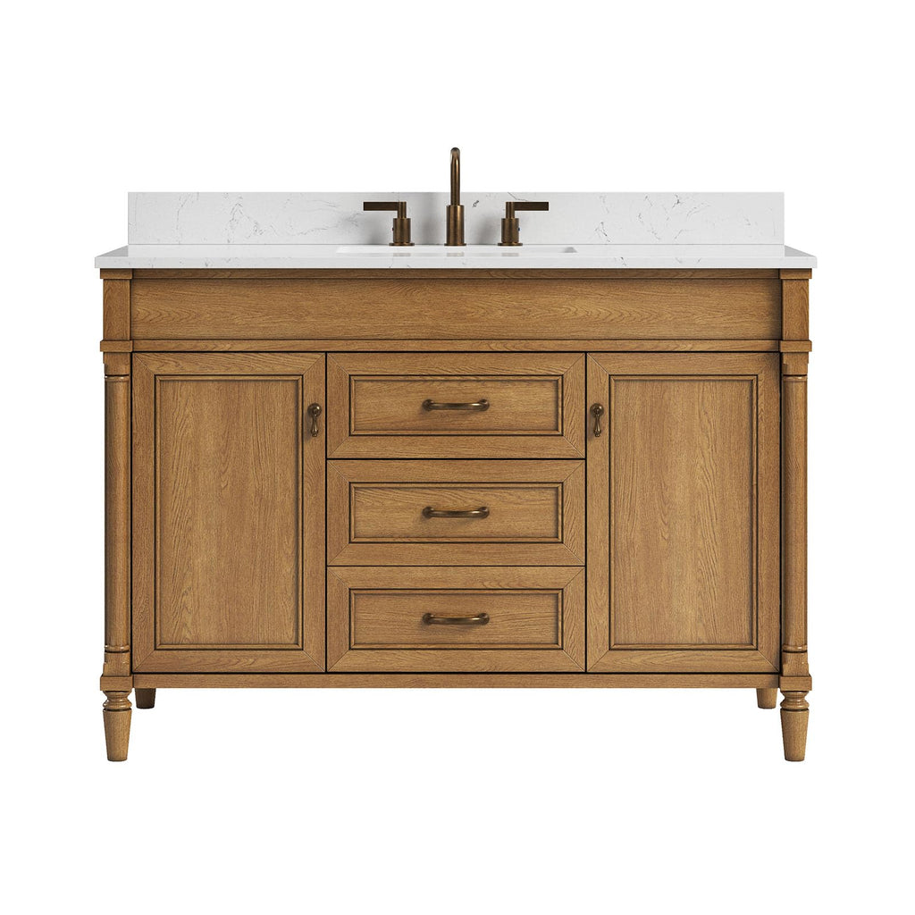 48 Inch Bathroom Vanity with Sink, Fully Assembled, Green