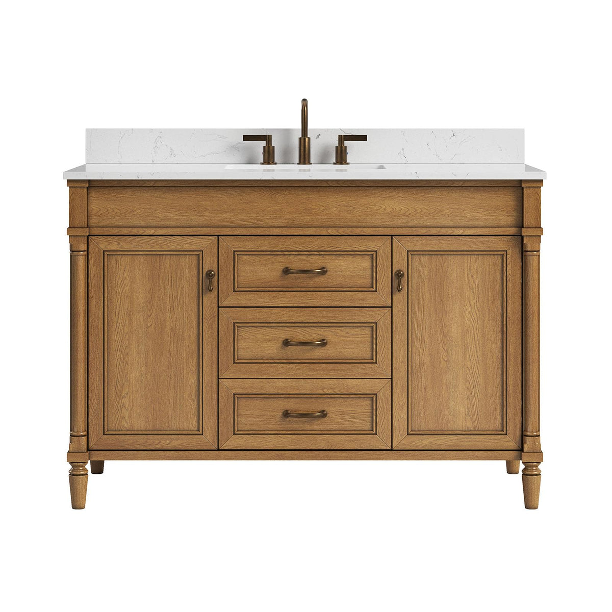 48 Inch Bathroom Vanity with Sink, Fully Assembled, Green