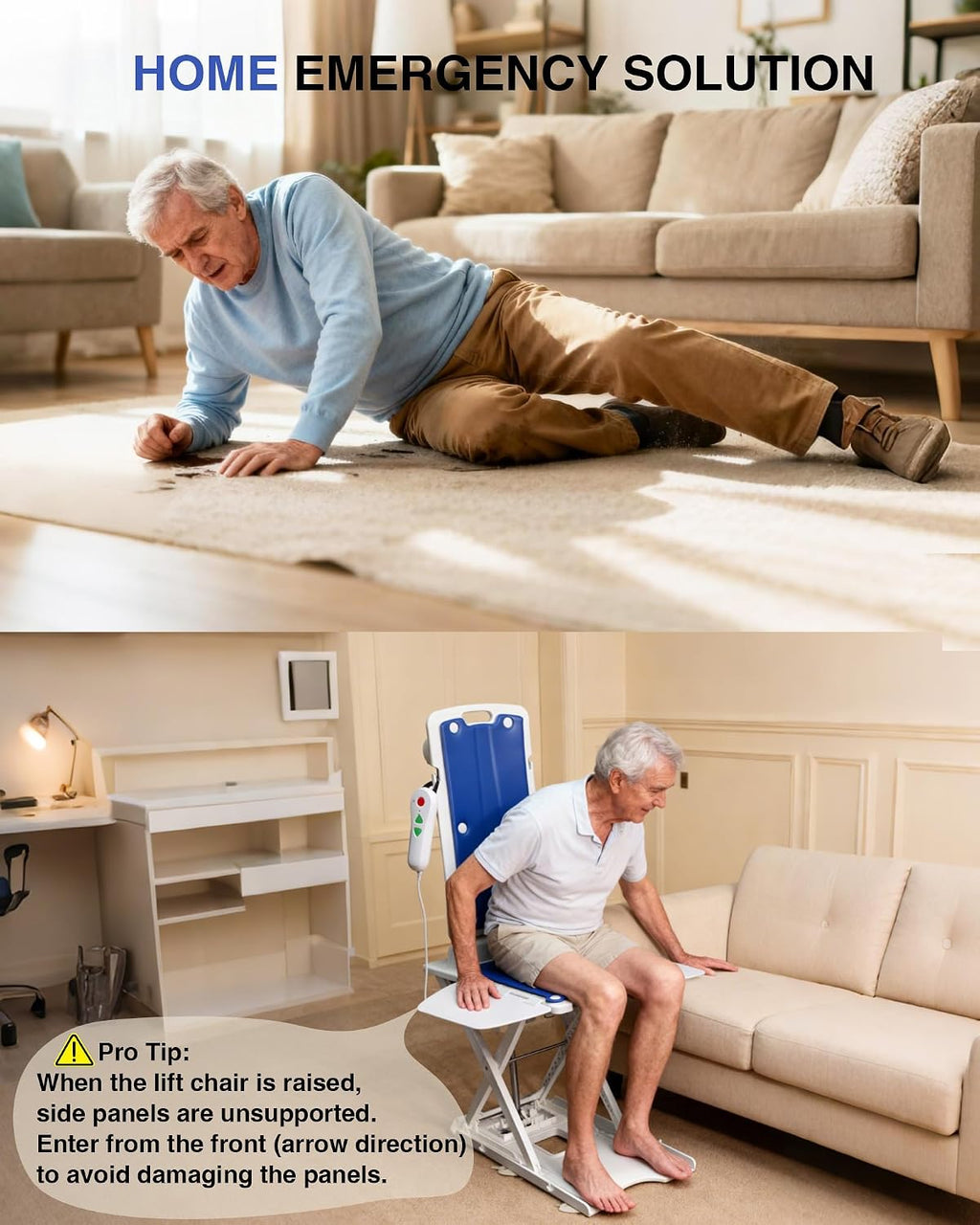 Pterying Electric Lift Chair for Elderly from Floor, 308 LBS