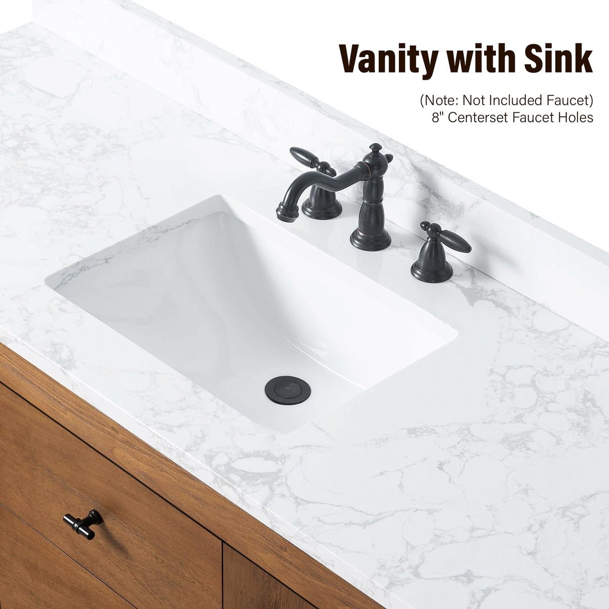 HOMEBEYOND 72" Bathroom Vanity with Double Sink & Ceramic Top, MDF Material Vanity Cabinet with Basin Combo, Soft-Closing Doors, Removable Shelf, Backsplash, Tan