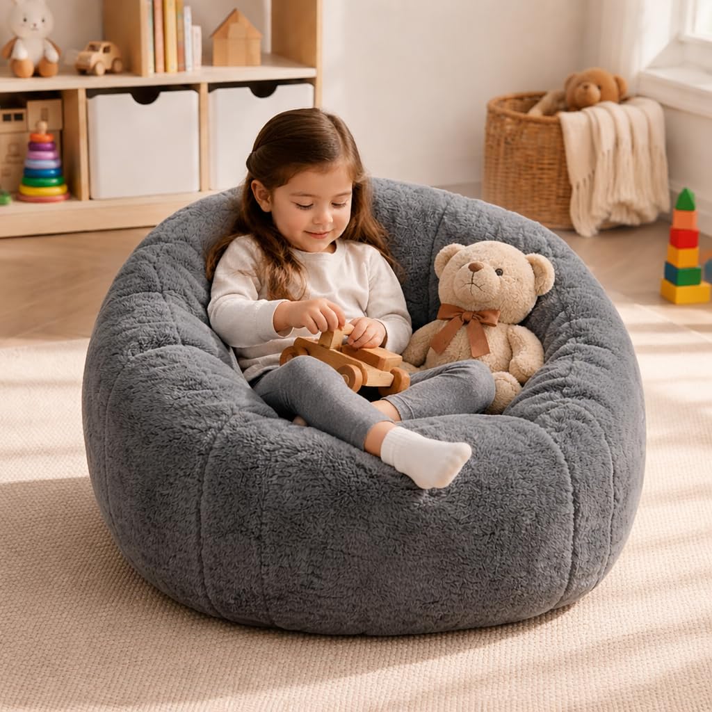 HUGHEAVEN Max Giant Bean Bag Chair, Bean Bag Sofa for Adults & Teens