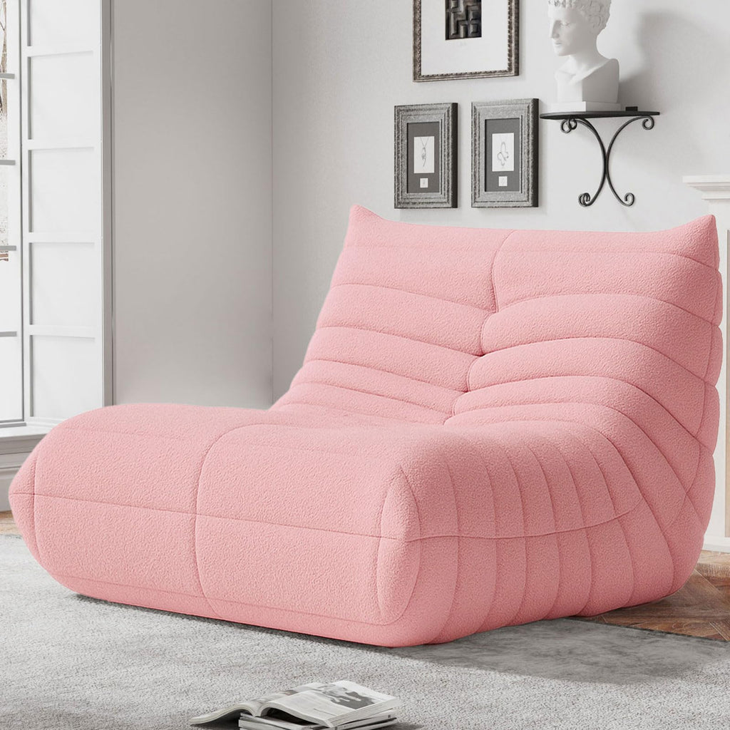 WHGBJA Giant Bean Bag Chair for Adults, Comfy Beanbag with Memory Foam