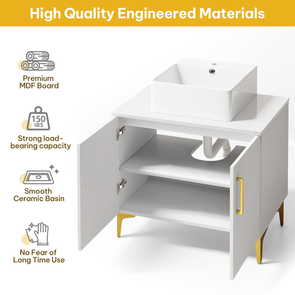 DWVO 30 Inch Bathroom Vanity with Sink