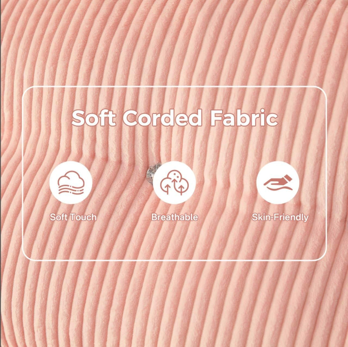 Pink Boneless Chair Bed with Pillow & Blanket, Foldable Sofa Bed