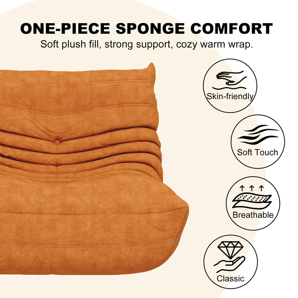 Bean Bag Chair for Adults, Memory Foam Bean Bag Sofa with Waterproof Fabric