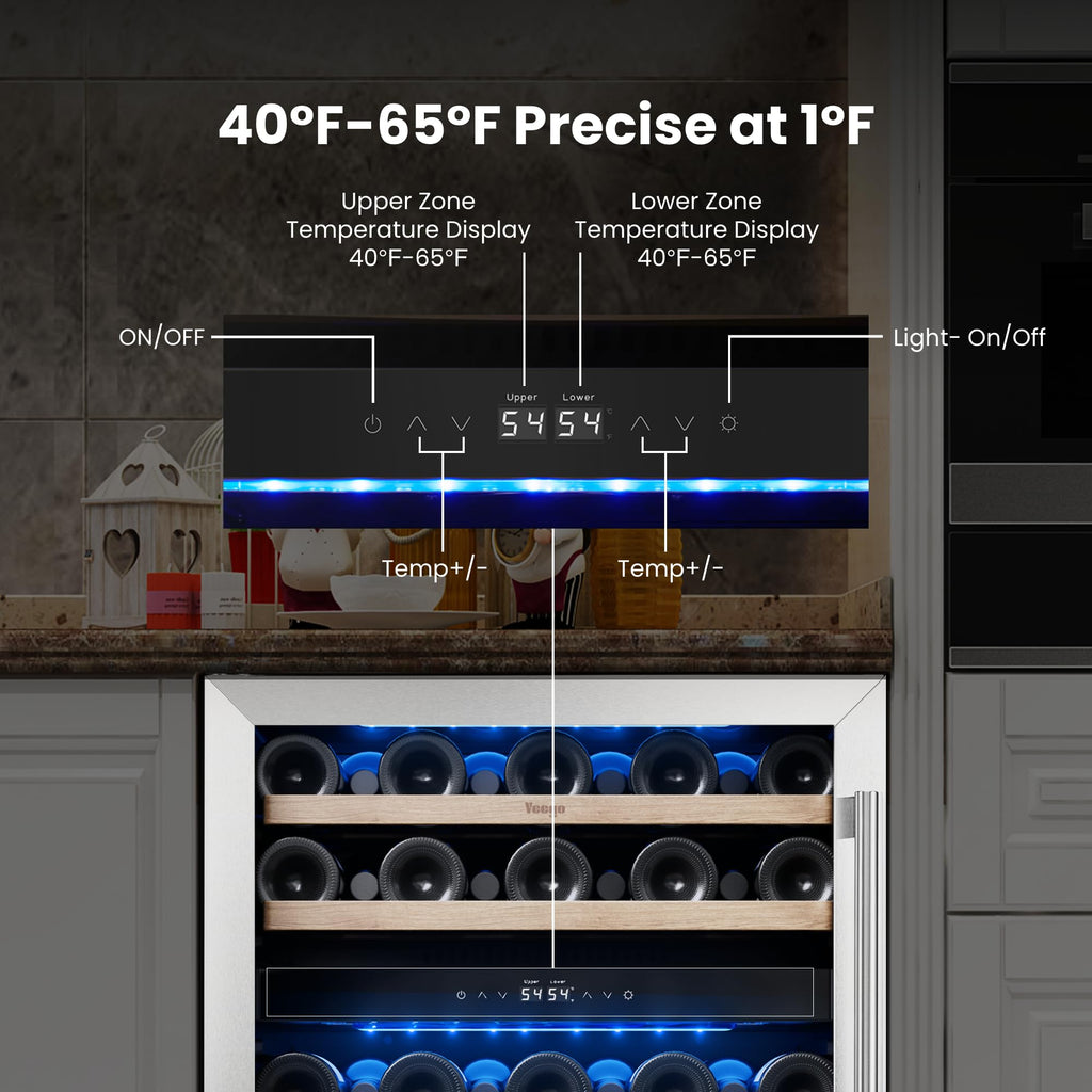 Yeego 30 Inch Wine and Beverage Refrigerator with 80 Can and 33 Bottle