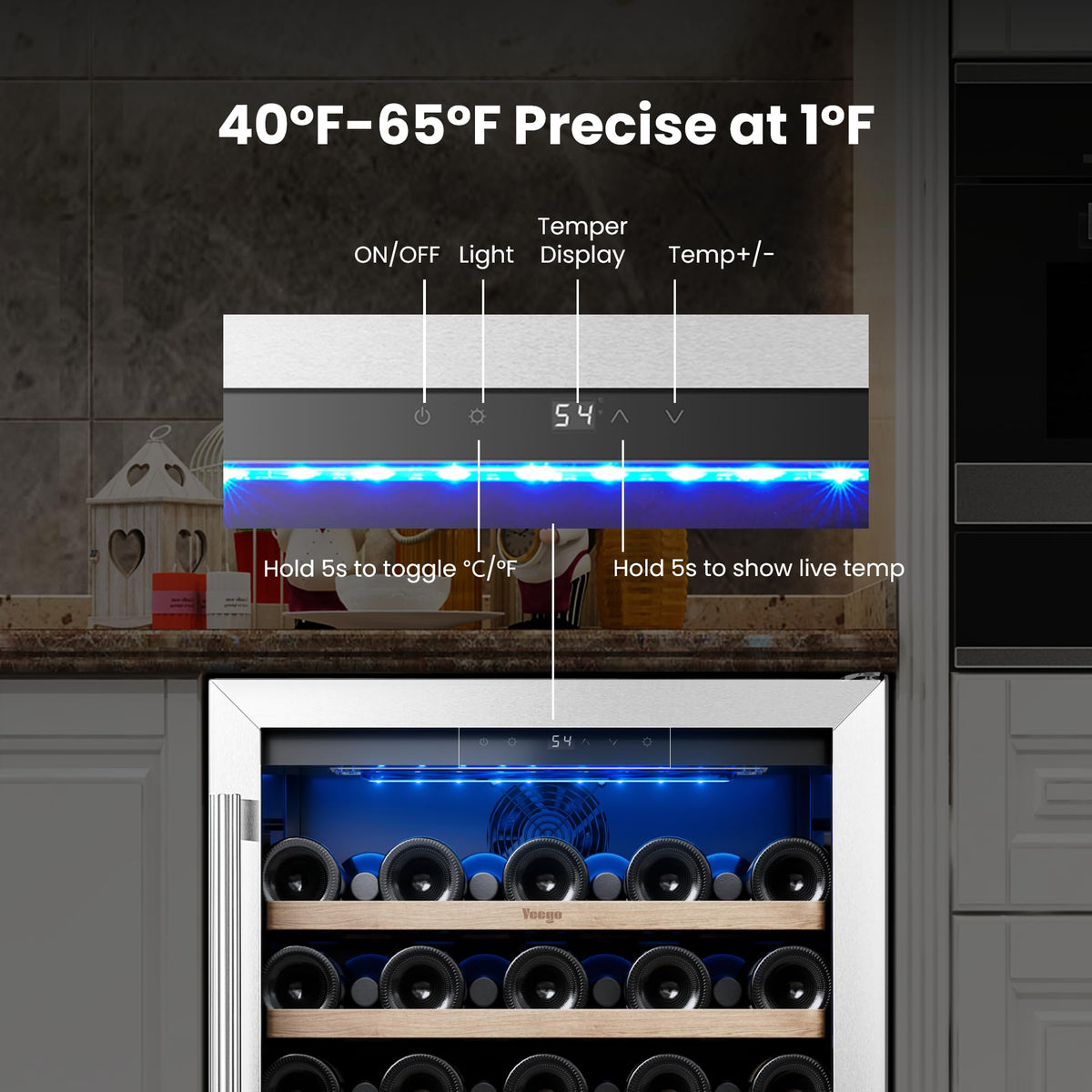 Yeego 30 Inch Wine and Beverage Refrigerator with 80 Can and 33 Bottle