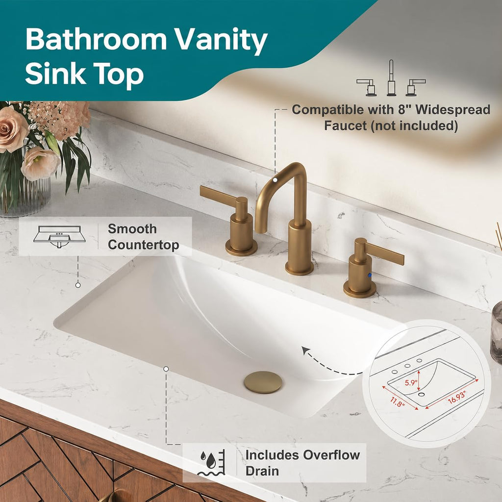 60 Inch Bathroom Vanity Double Sink, Steel Blue