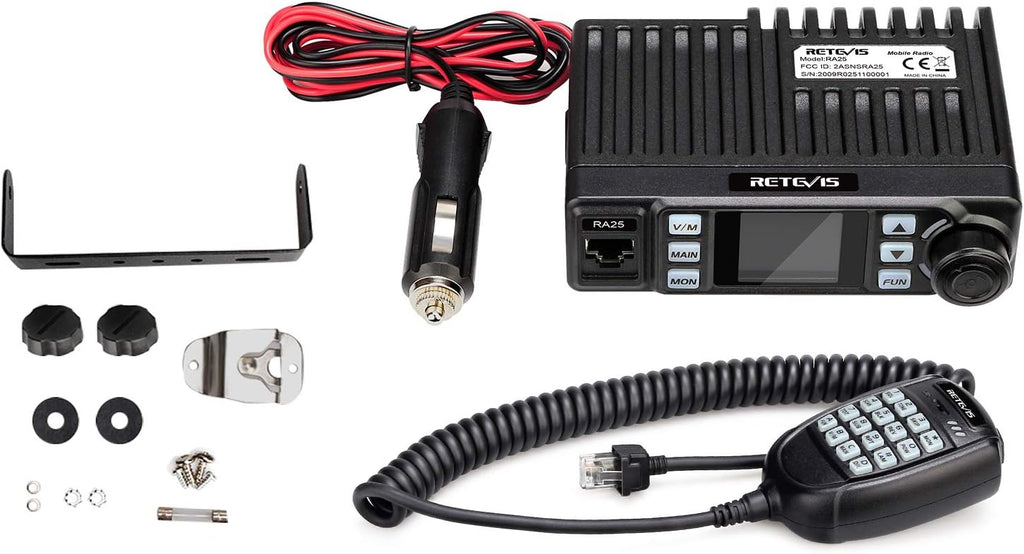 Retevis RA25 GMRS Mobile Radio, Long Range GMRS Radio Mobile Transceiver