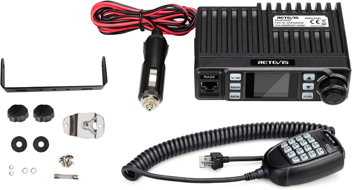 Retevis RA25 GMRS Mobile Radio, Long Range GMRS Radio Mobile Transceiver