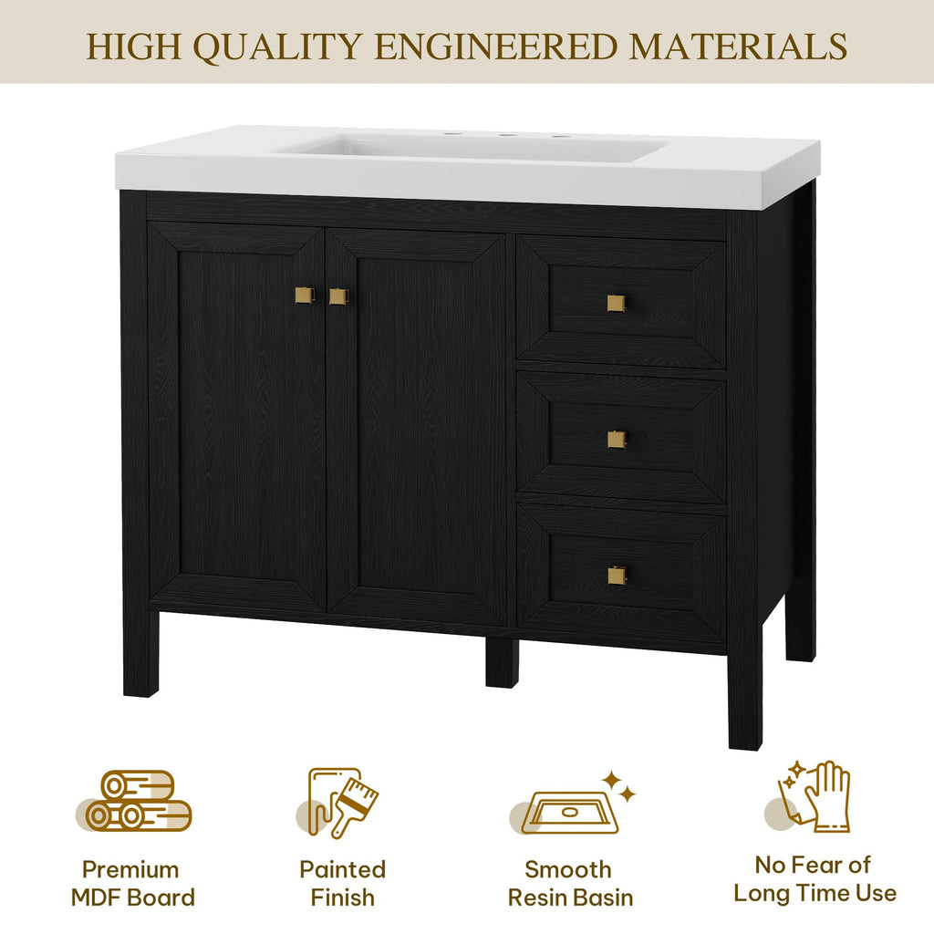 DWVO 36 Inch Bathroom Vanity with Sink