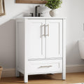 Garvee 24" Bathroom Vanity with Sink, Freestanding Bathroom Cabinet