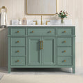 48 inch Bathroom Vanity with Sink, Green