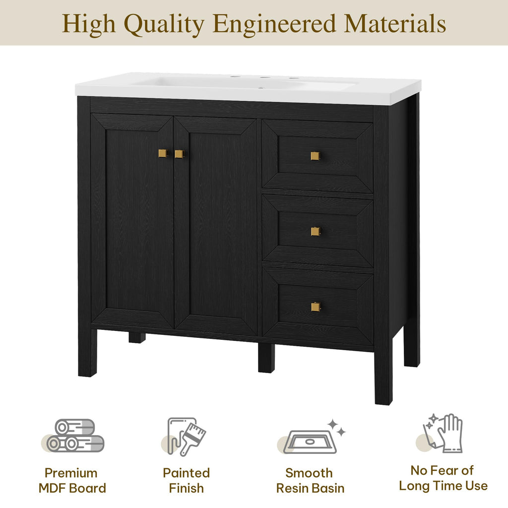 YITAHOME 36 inch Bathroom Vanity with Sink
