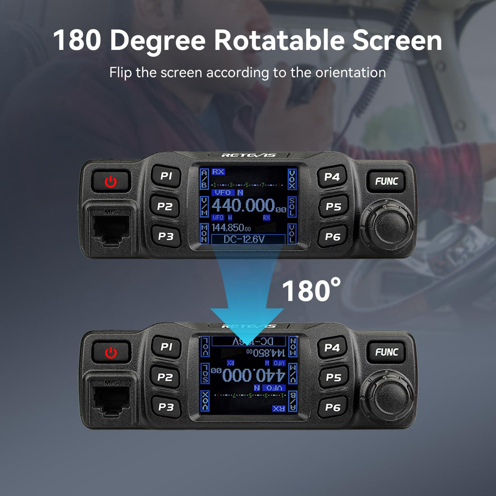 Retevis RT95 Dual Band Mobile Radio, Ham Radio Base Station Starter kit