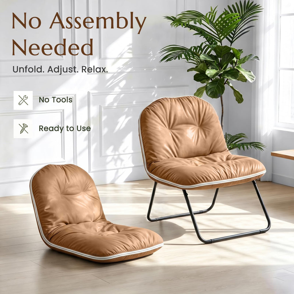 ZonLi Adjustable Floor Chair with Back Support