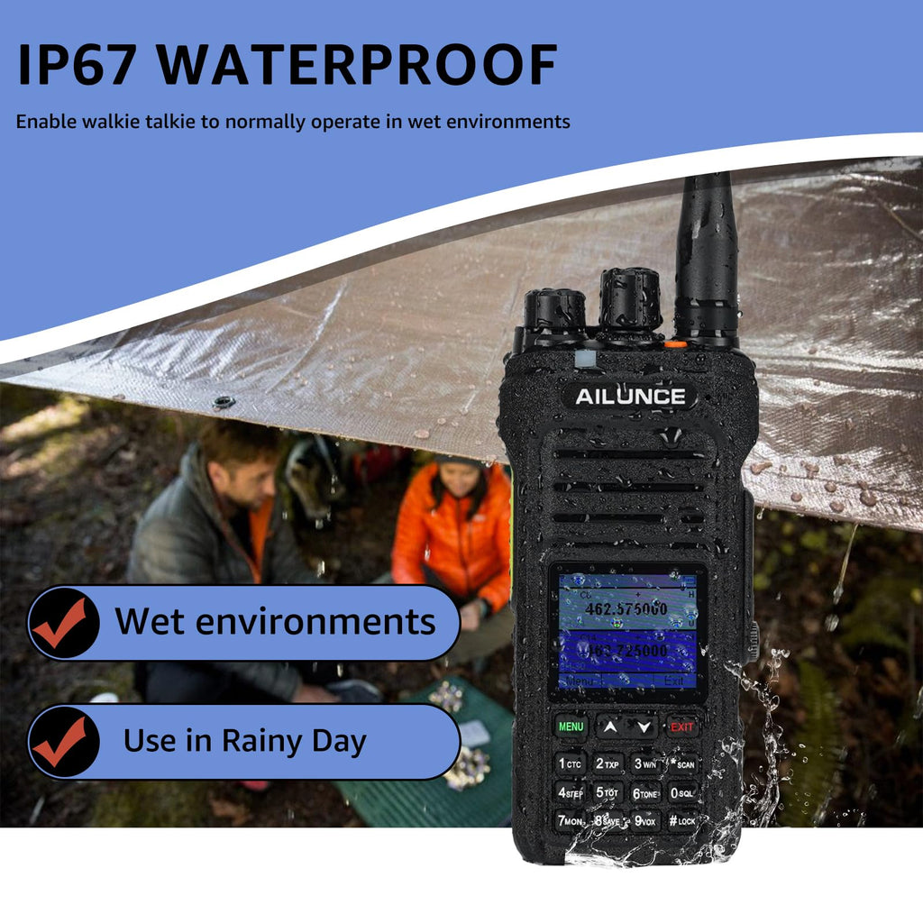 Retevis RA87 GMRS Mobile Radio, High Power Mobile Transceiver Base Station