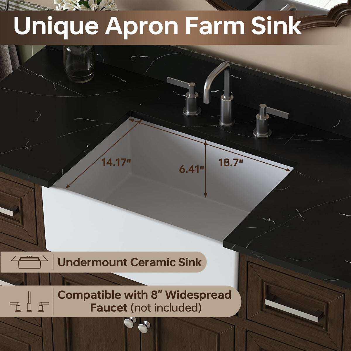 60 Inch Bathroom Vanity with Double Sink Combo, Greige
