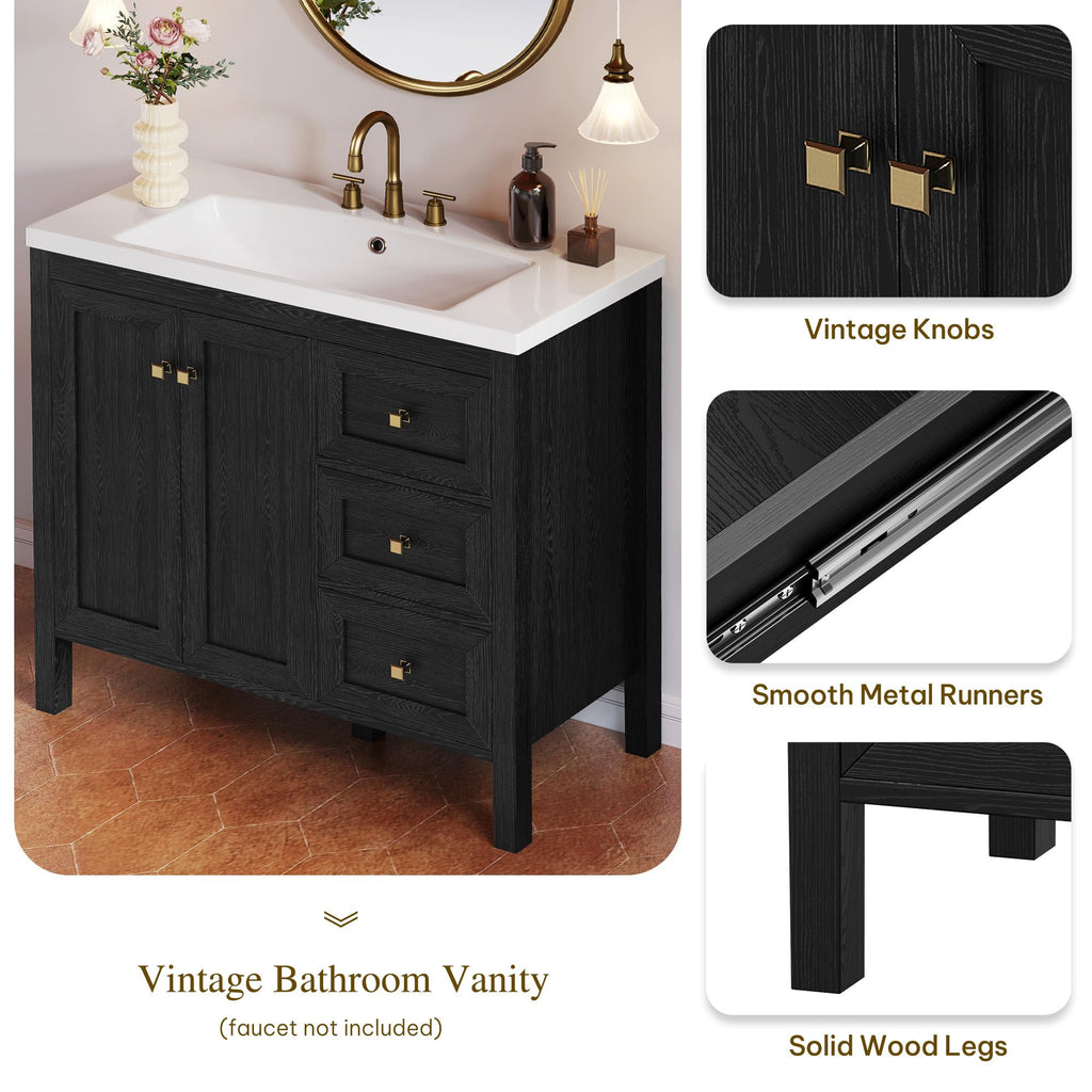 YITAHOME 36 inch Bathroom Vanity with Sink