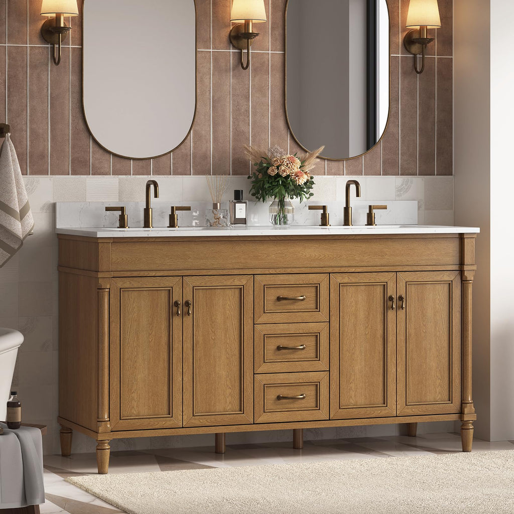 48 Inch Bathroom Vanity with Sink, Fully Assembled, Green