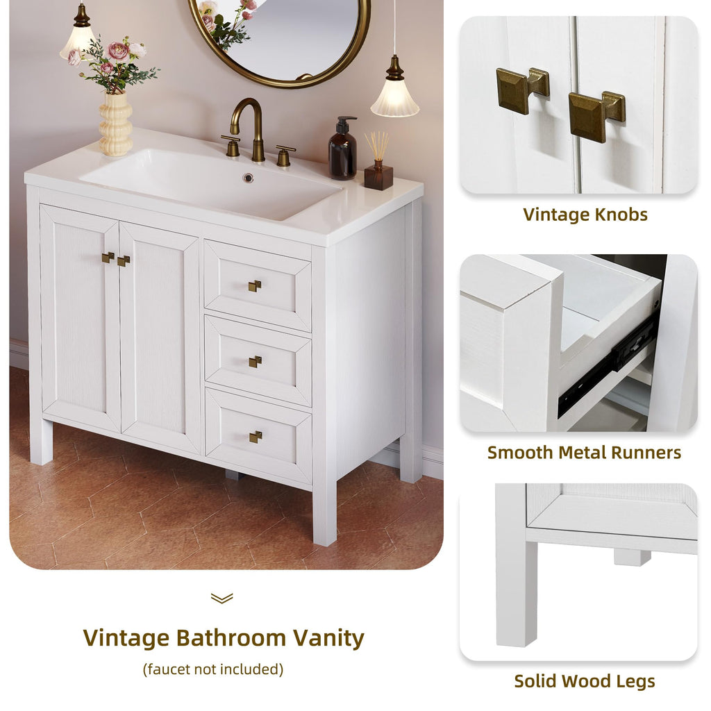 YITAHOME 36 inch Bathroom Vanity with Sink