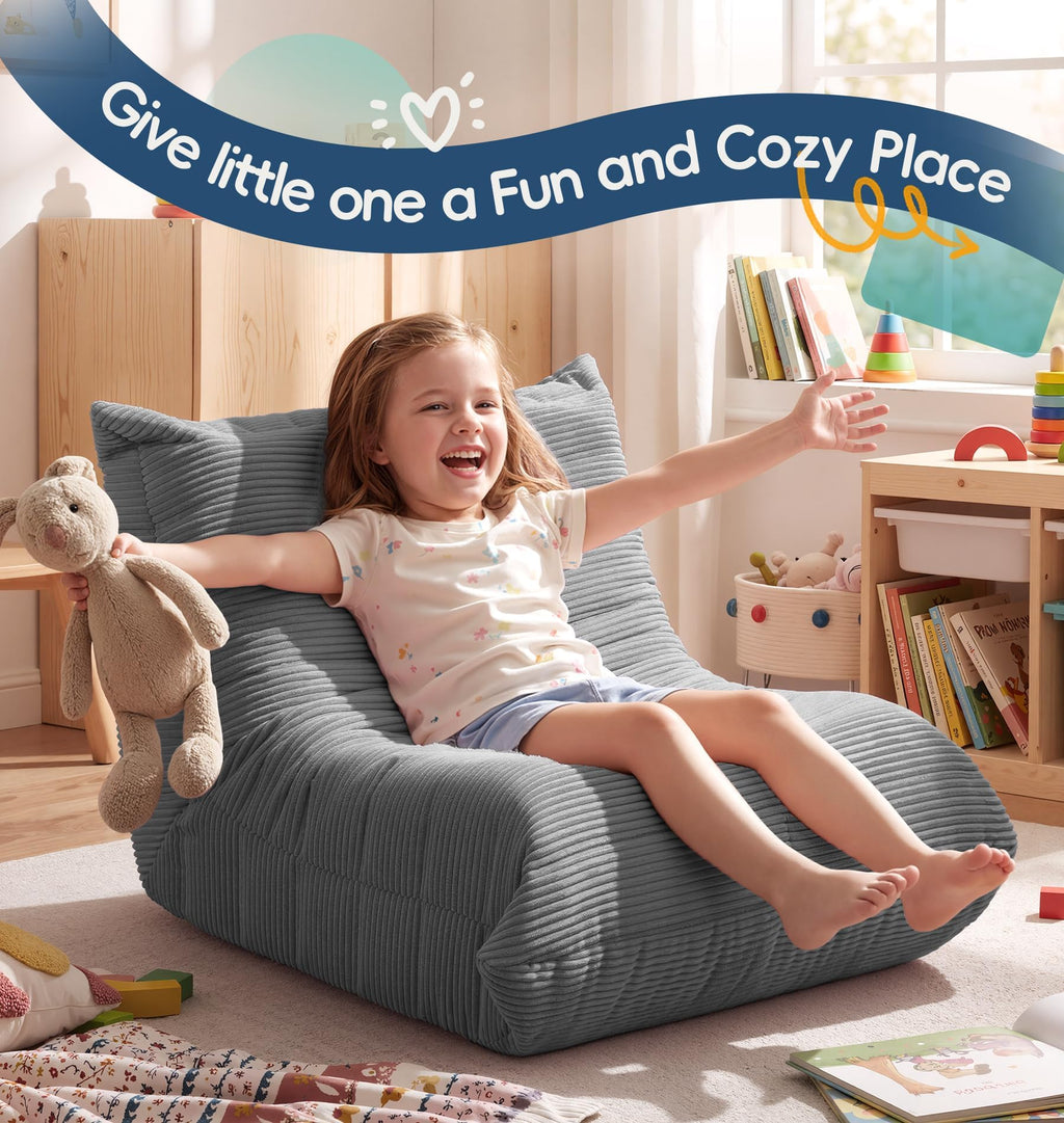 Hobestluk Big Bean Bag Chairs for Adults Fireside BeanBag Couch Togo Sofa