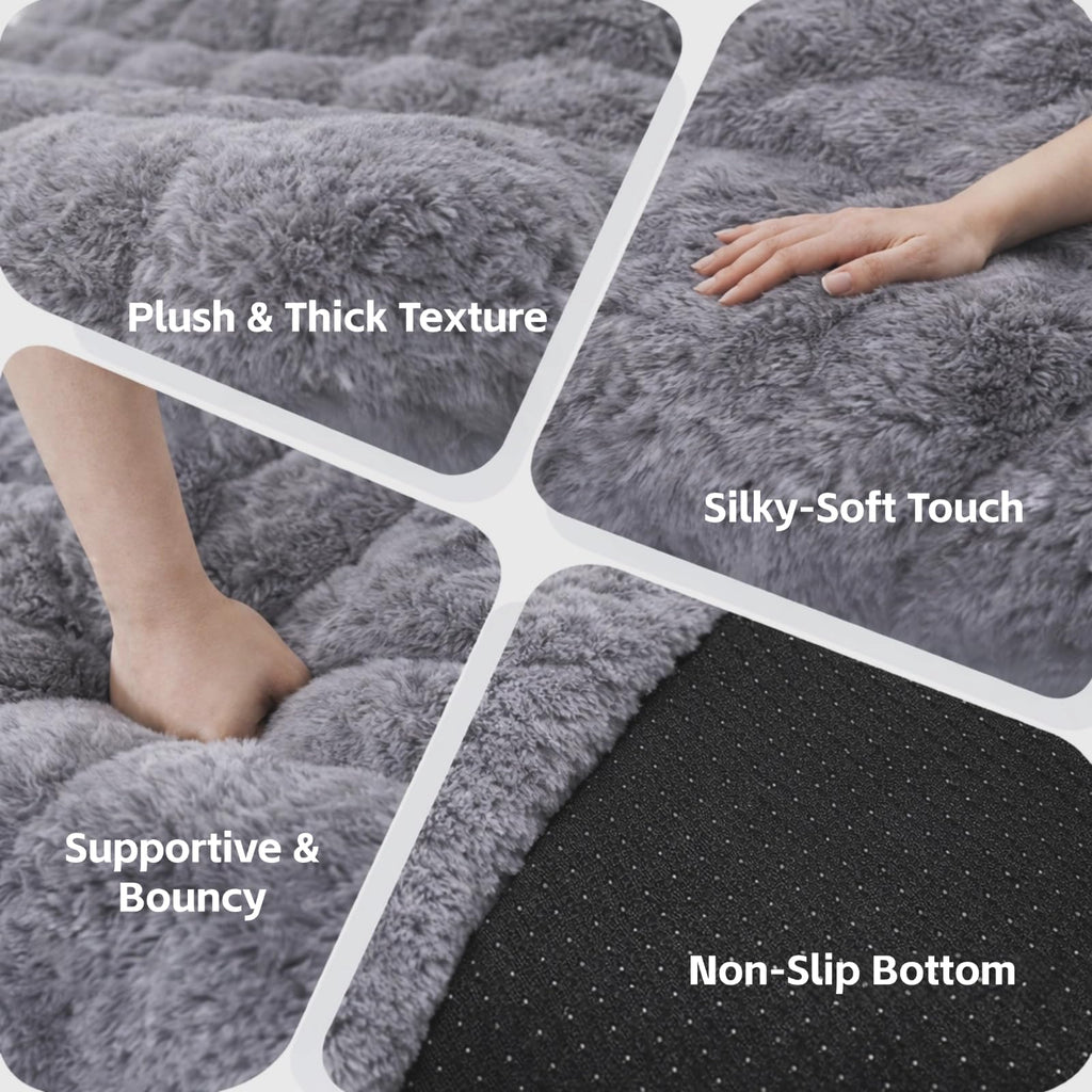 Memory Foam Bean Bag Chair, Gray