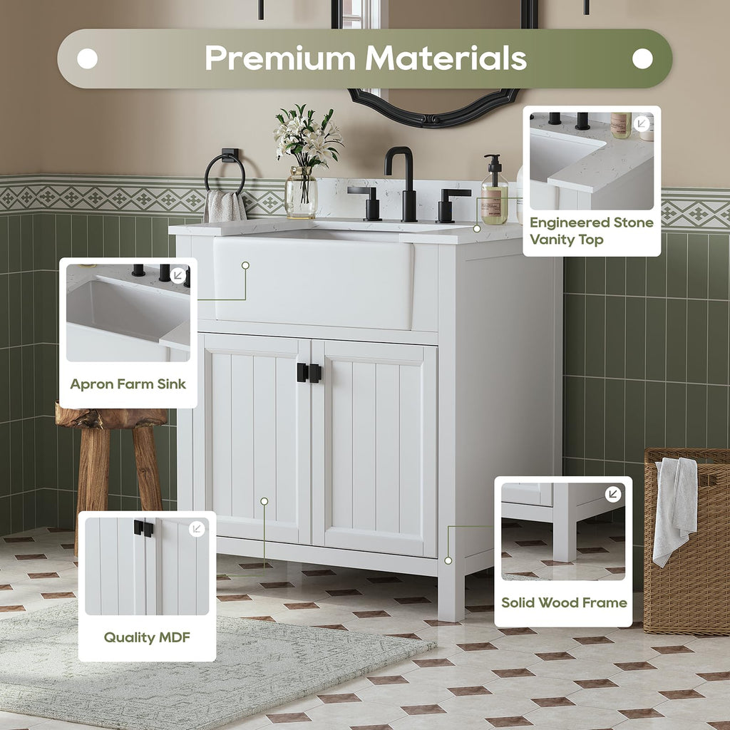 60 Inch Bathroom Vanity Double Sink, Steel Blue