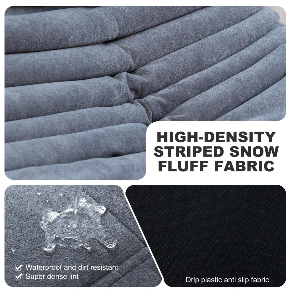 Bean Bag Chair for Adults, Memory Foam Bean Bag Sofa with Waterproof Fabric