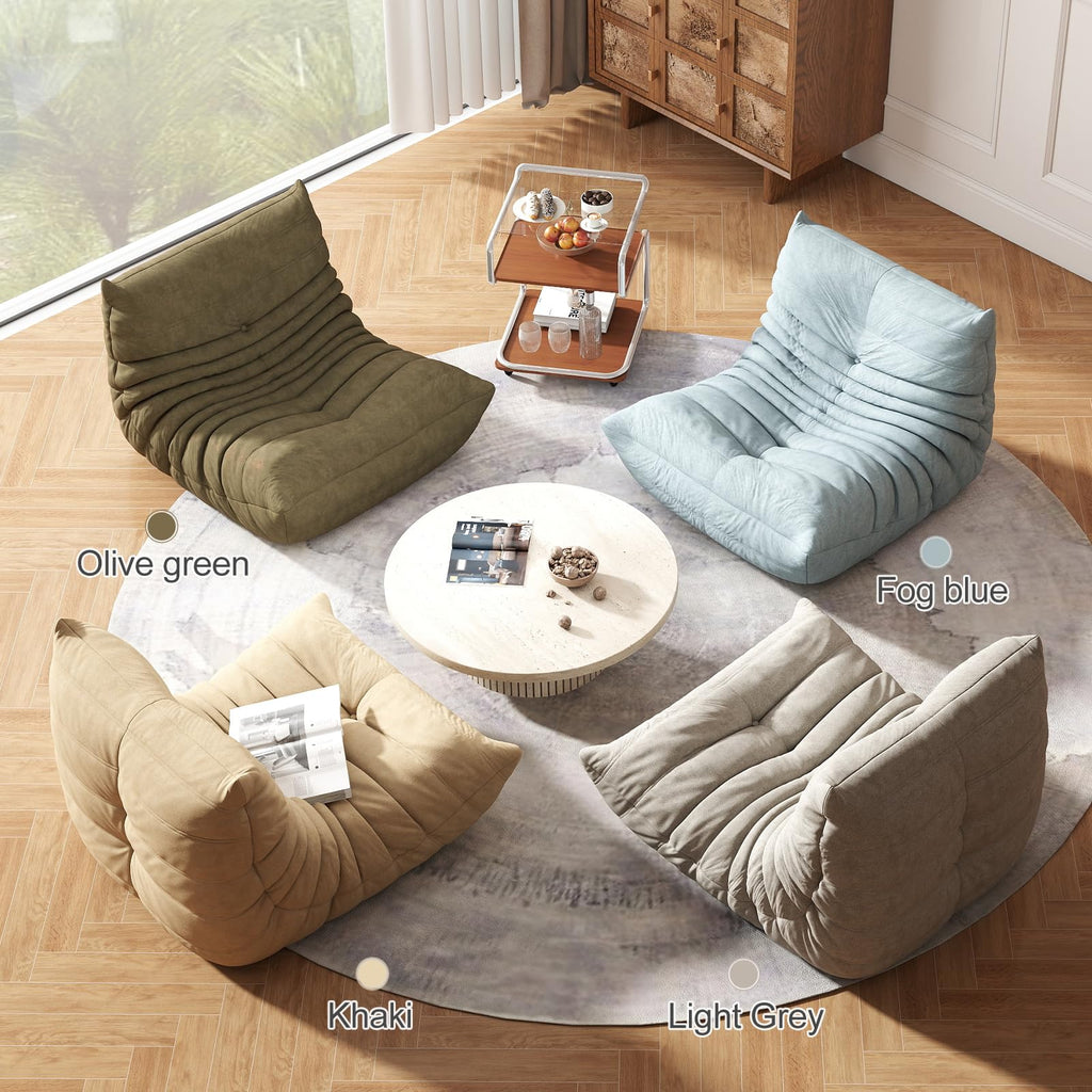 Bean Bag Chair for Adults, Memory Foam Bean Bag Sofa with Waterproof Fabric