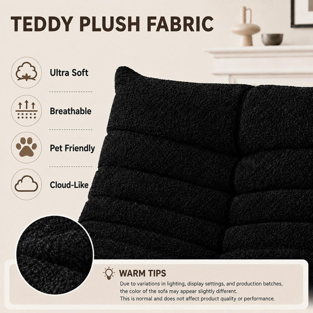 WHGBJA Giant Bean Bag Chair for Adults, Comfy Beanbag with Memory Foam