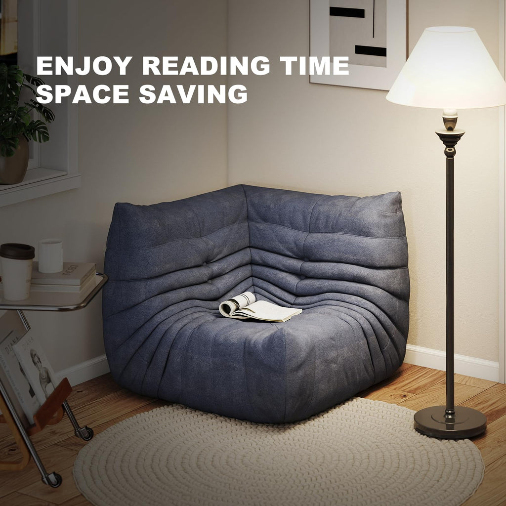 Bean Bag Chair for Adults, Memory Foam Bean Bag Sofa with Waterproof Fabric