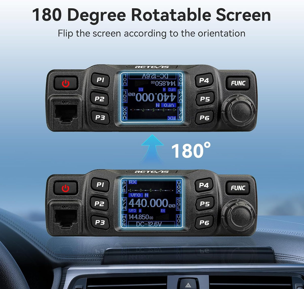 Retevis RT95 Dual Band Mobile Radio, Ham Radio Base Station Starter kit