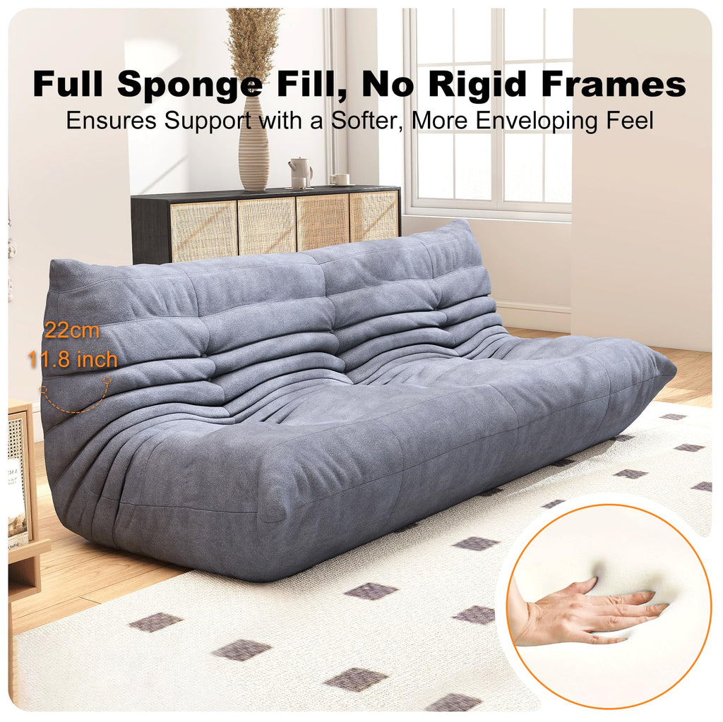 Bean Bag Chair for Adults, Memory Foam Bean Bag Sofa with Waterproof Fabric