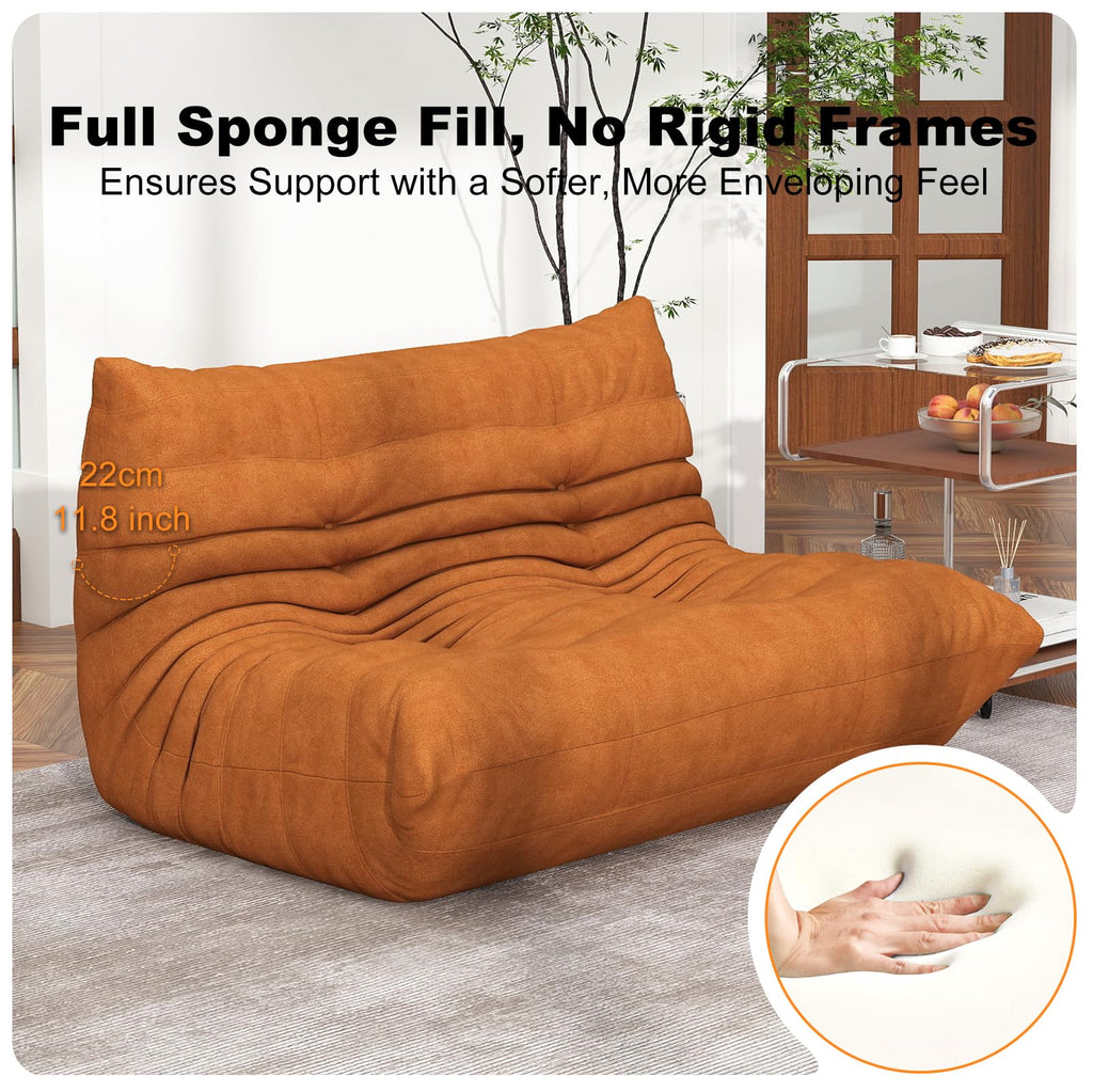 Bean Bag Chair for Adults, Memory Foam Bean Bag Sofa with Waterproof Fabric