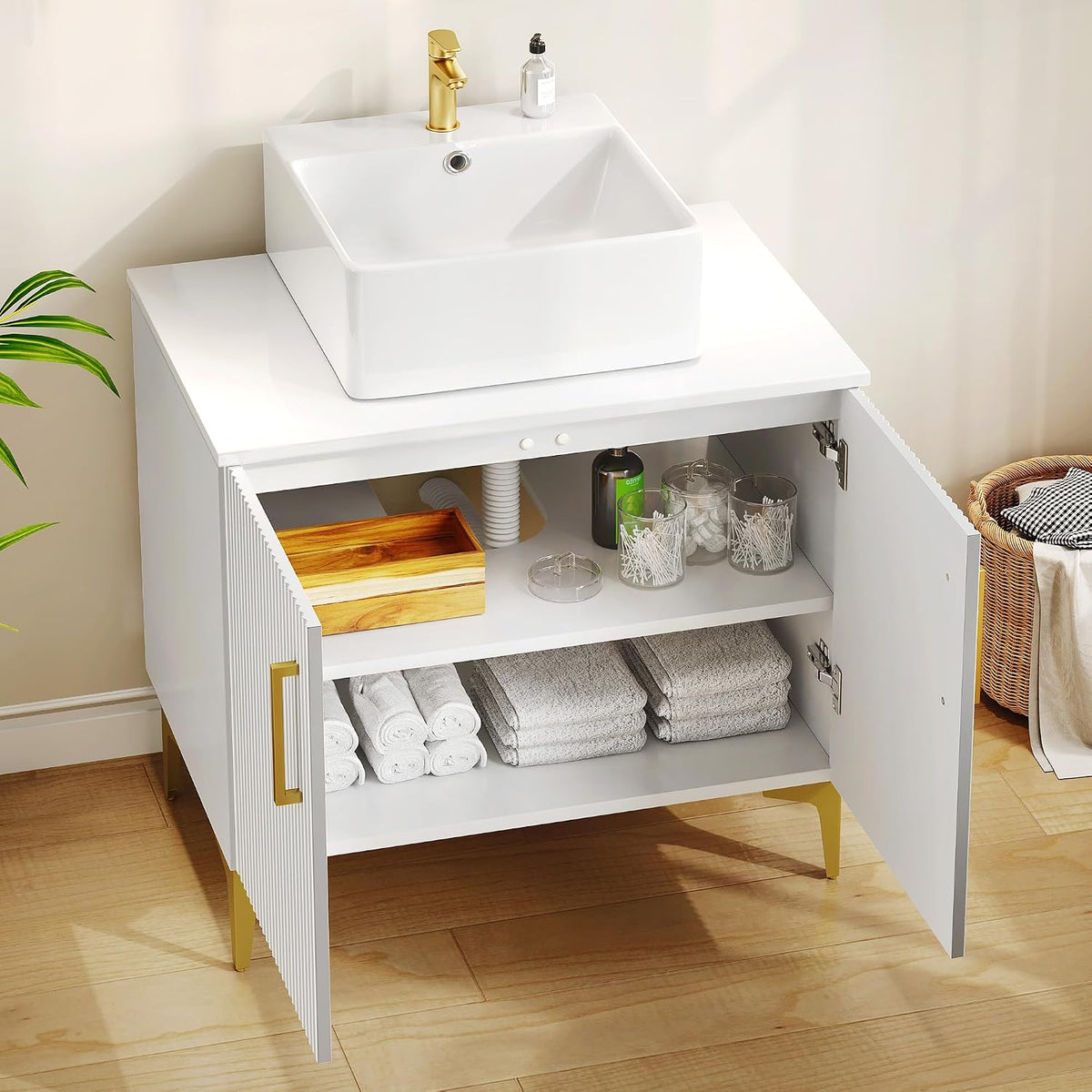 DWVO 30 Inch Bathroom Vanity with Sink