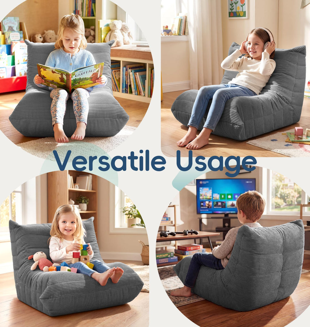 Hobestluk Big Bean Bag Chairs for Adults Fireside BeanBag Couch Togo Sofa