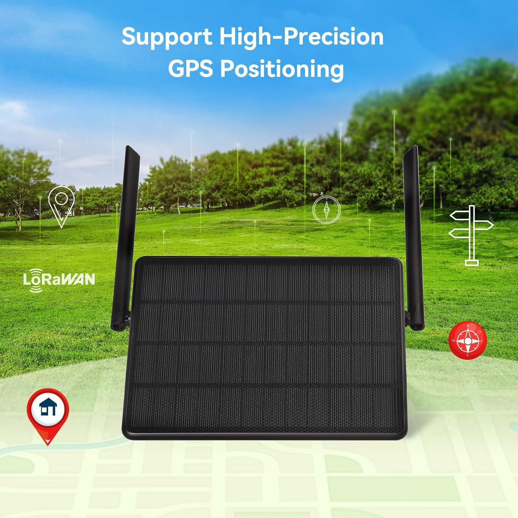 ELECROW Outdoor Solar Power for Meshtastic with 6W Solar Panel Support GPS