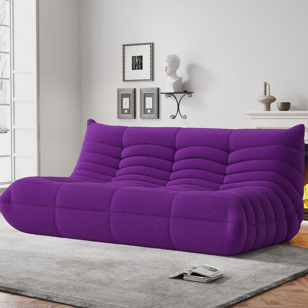 WHGBJA Giant Bean Bag Chair for Adults, Comfy Beanbag with Memory Foam