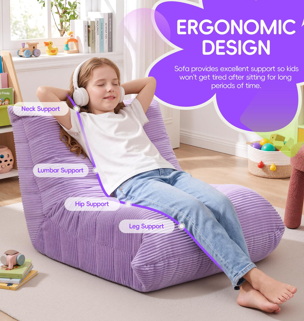Hobestluk Big Bean Bag Chairs for Adults Fireside BeanBag Couch Togo Sofa
