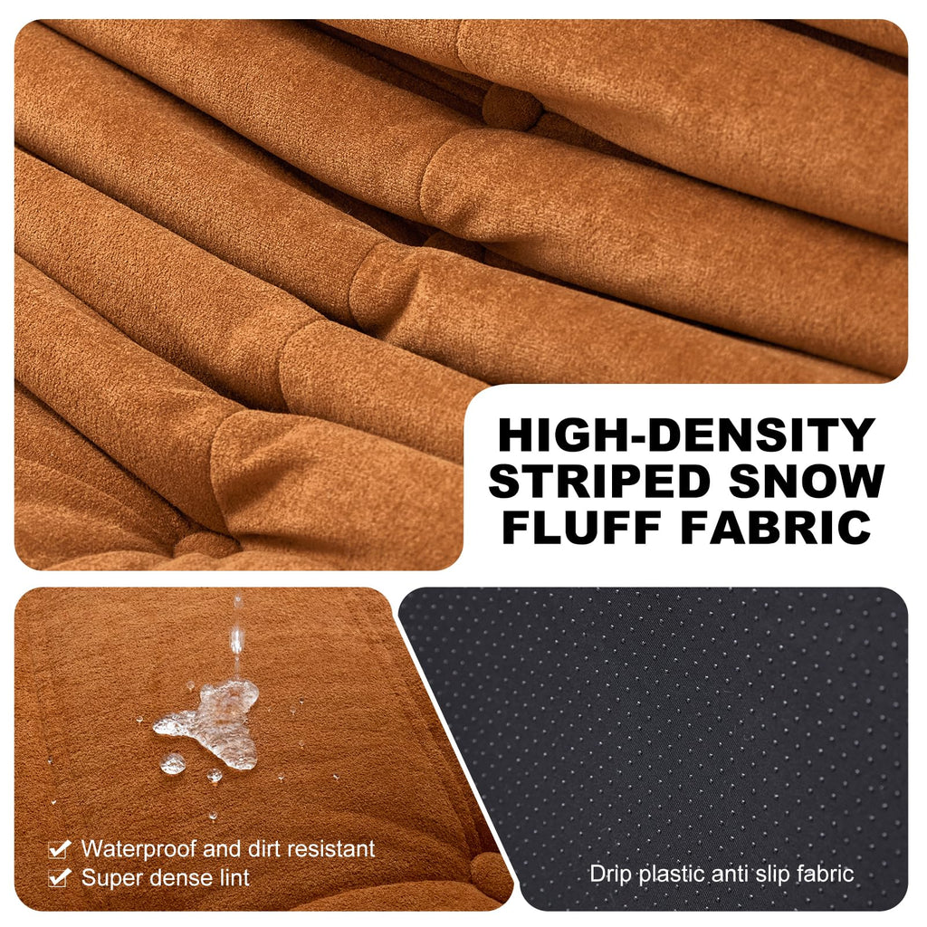 Bean Bag Chair for Adults, Memory Foam Bean Bag Sofa with Waterproof Fabric