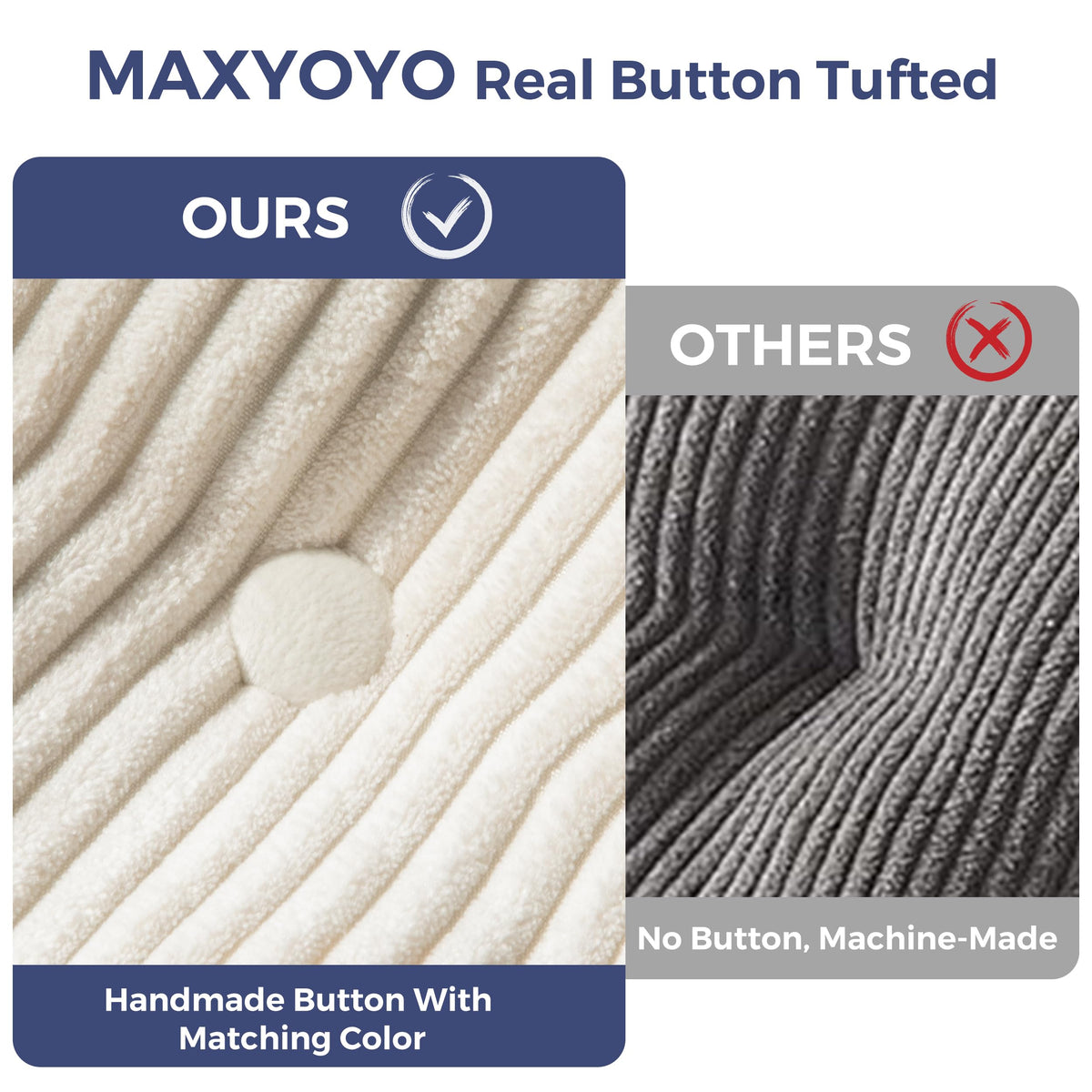 MAXYOYO Folding Sofa Bed, Convertible Chair Bed with Pillow