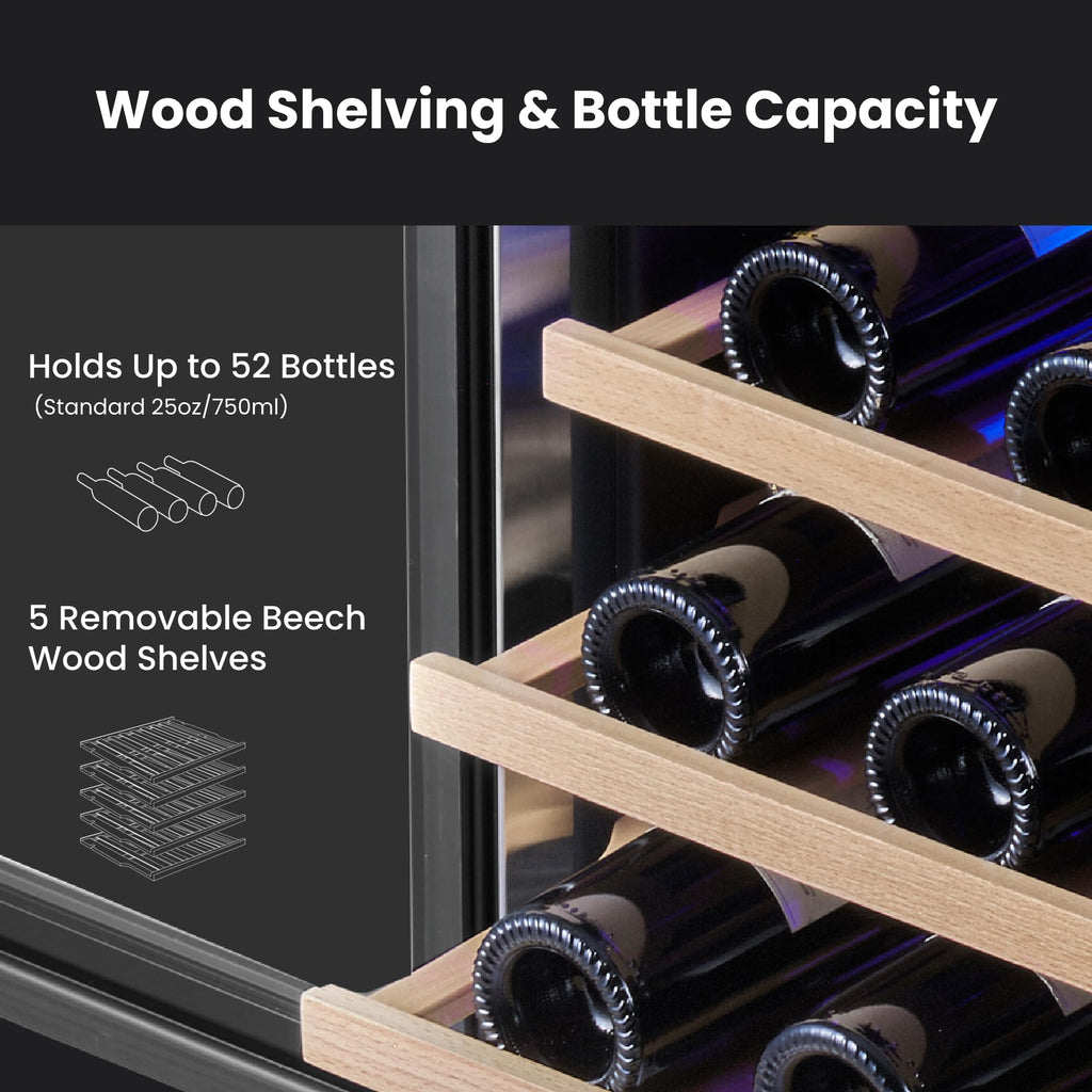 Yeego 30 Inch Wine and Beverage Refrigerator with 80 Can and 33 Bottle