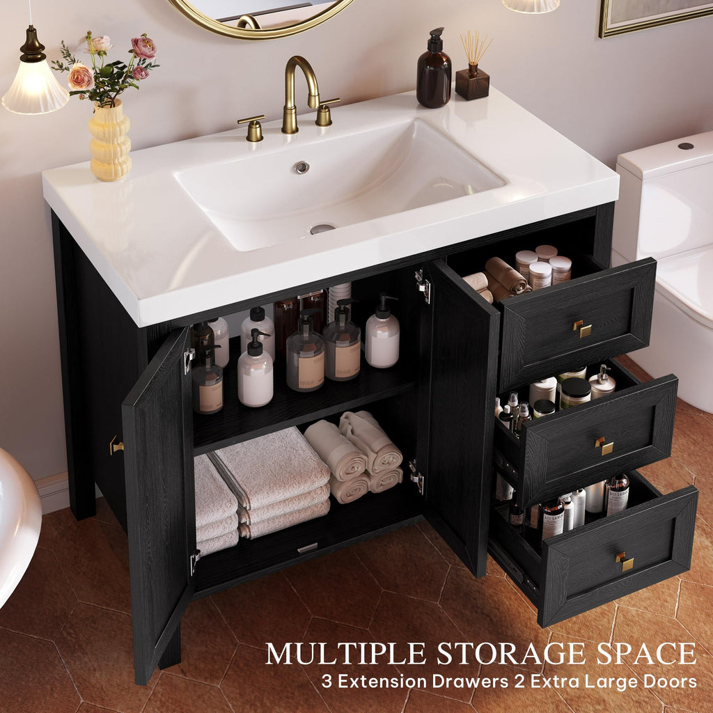 DWVO 36 Inch Bathroom Vanity with Sink