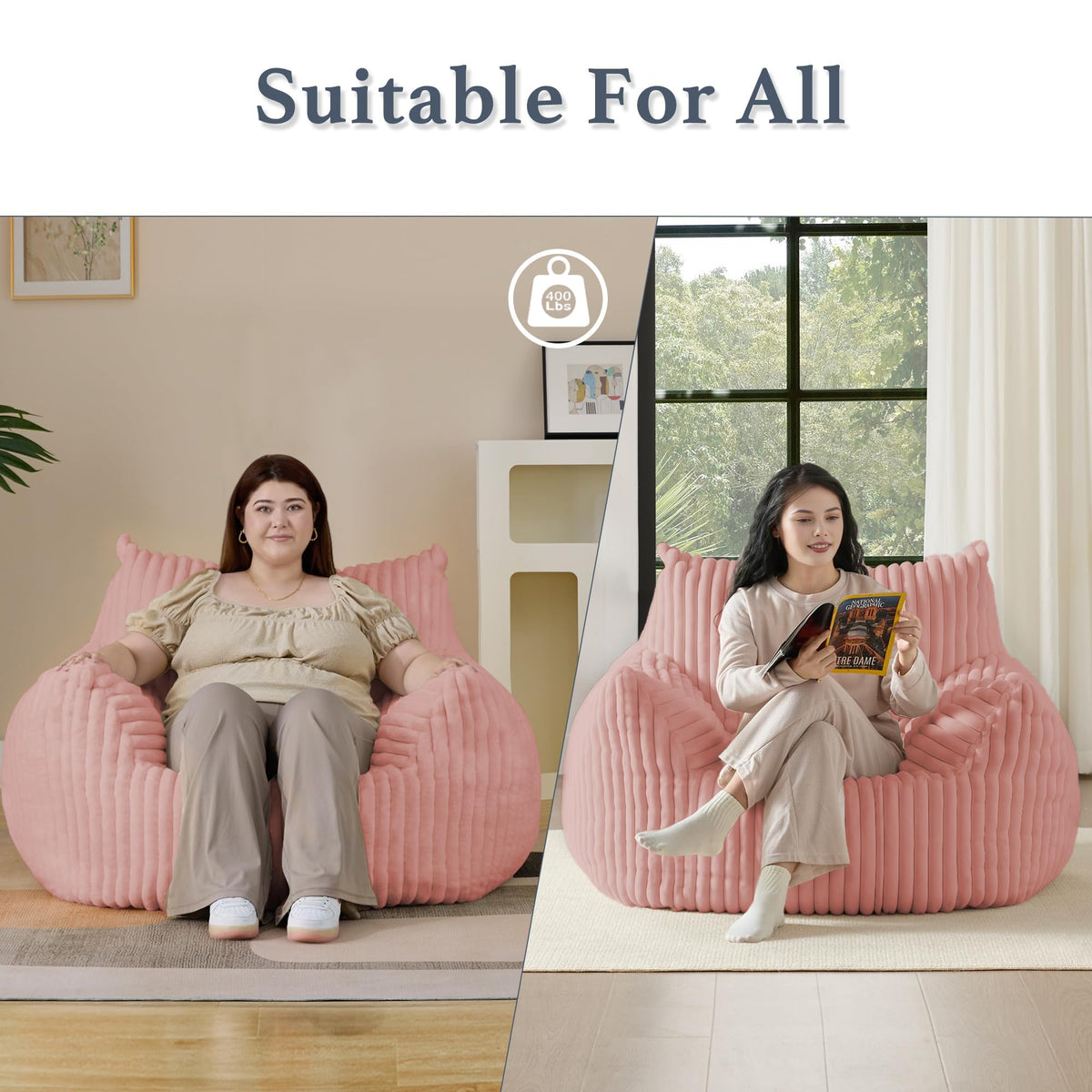 3-in-1 Giant Bean Bag Chair for Adults & Kids, Convertible Floor Sofa to Mattress, Memory Foam Beanbag Chair with Washable Cover, Multi Functional Lounge Couch for Bedroom, Living Room (Dark Grey)